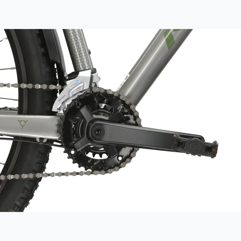 Horské kolo KROSS Hexagon 4.0 EQ 27,5" silver/green/gloss 10