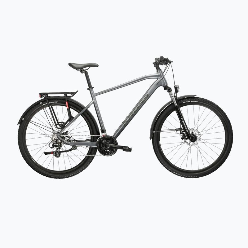 Horské kolo KROSS Hexagon 2.0 EQ 27,5" grey/dark grey/gloss