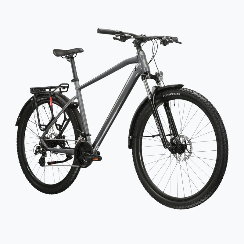 Horské kolo KROSS Hexagon 2.0 EQ 27,5" grey/dark grey/gloss 2