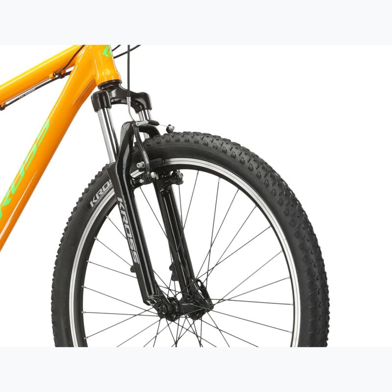 Horské kolo KROSS Hexagon 1.0 26" orange/green/gloss 5