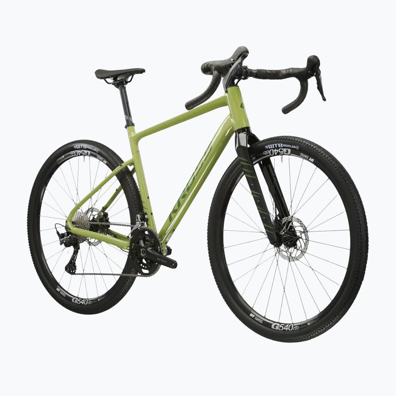 Gravelové kolo KROSS Esker 6.0 2024 khaki/green/gloss 2