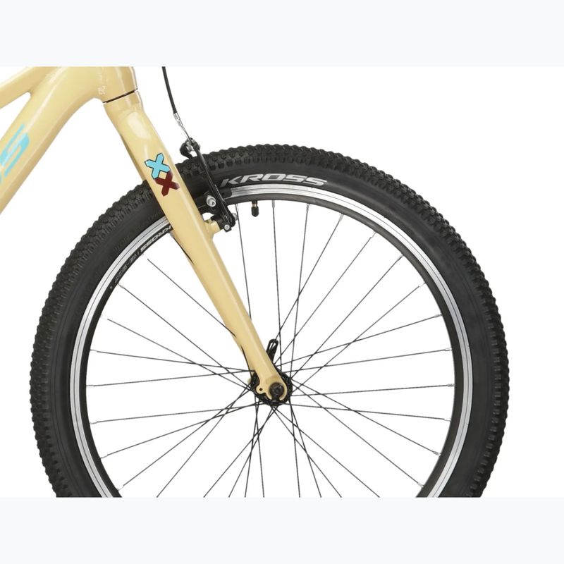 Dětské kolo KROSS Level Jr 1.0 beige/red/gloss 6