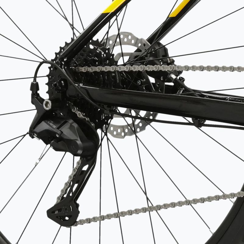 Horské kolo KROSS Level 2.0 black/yellow/gloss 8