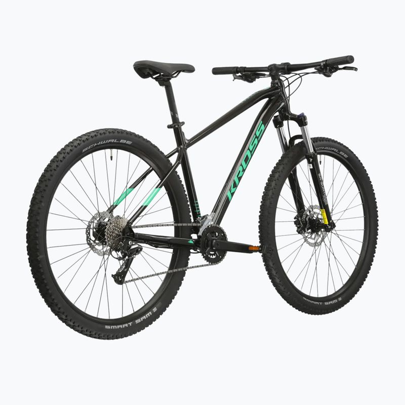 Horské kolo KROSS Level 1.0 black/green/gloss 3