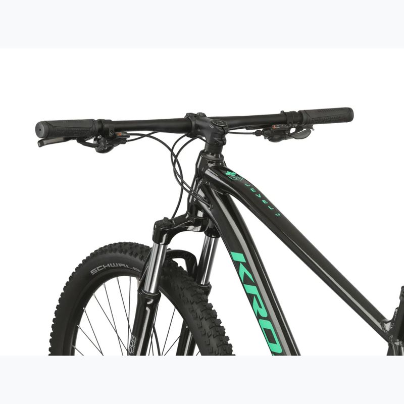 Horské kolo KROSS Level 1.0 black/green/gloss 4