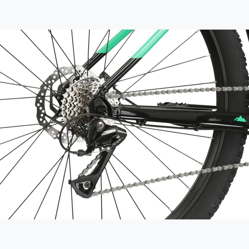 Horské kolo KROSS Level 1.0 black/green/gloss 11