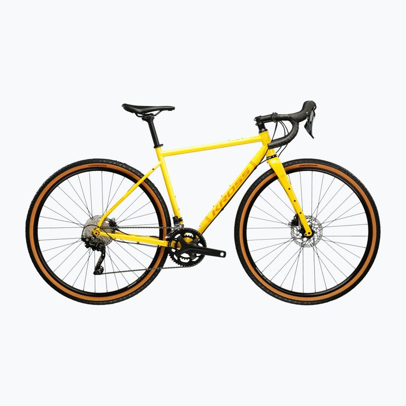 Gravelové kolo KROSS Esker 4.0 yellow/orange/gloss