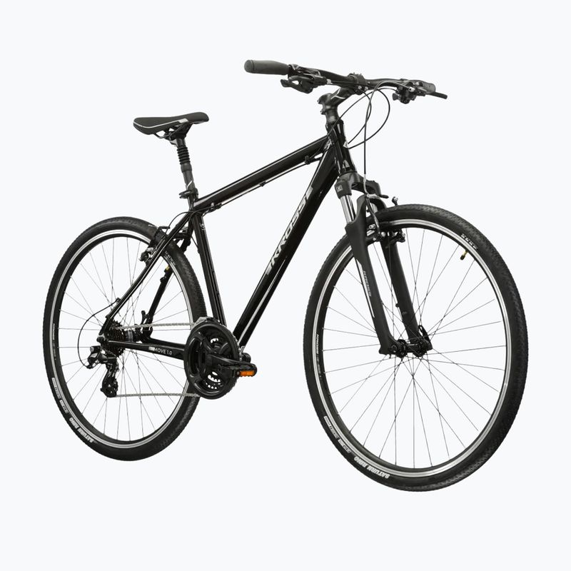 Městské kolo pánské KROSS Move 1.0 black/silver/gloss 2