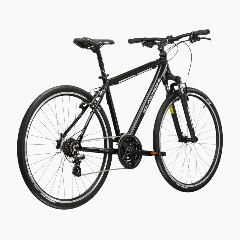 Městské kolo pánské KROSS Move 1.0 black/silver/gloss 3