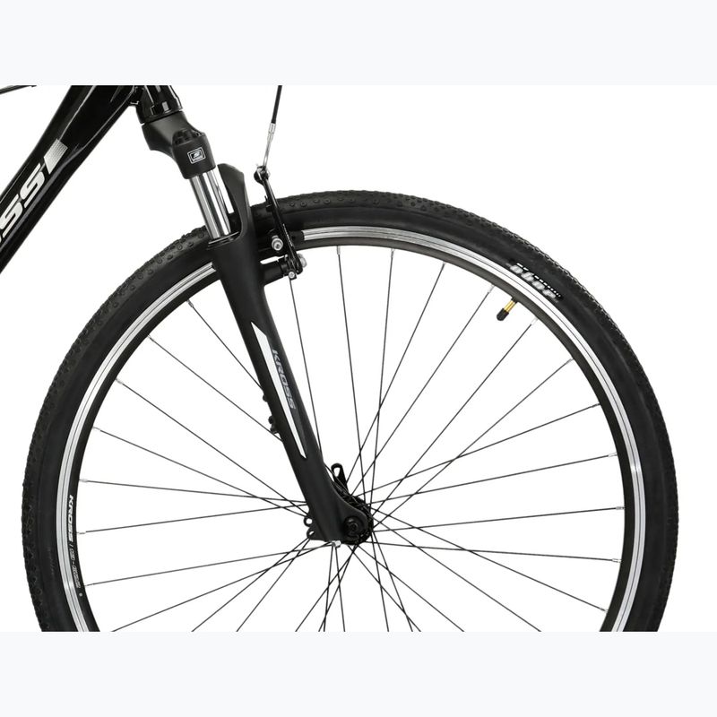 Městské kolo pánské KROSS Move 1.0 black/silver/gloss 6
