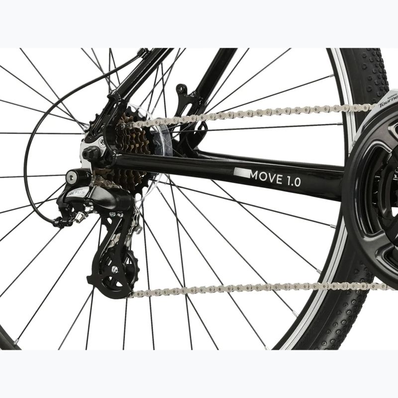 Městské kolo pánské KROSS Move 1.0 black/silver/gloss 7