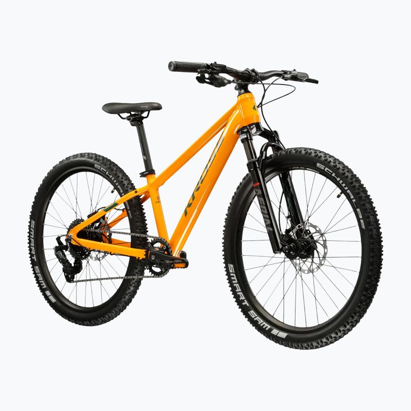 Dětské kolo KROSS Level Jr 4.0 orange/green/gloss 2