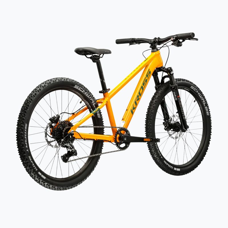 Dětské kolo KROSS Level Jr 4.0 orange/green/gloss 3