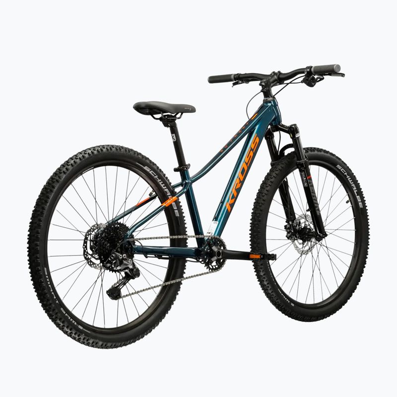 Juniorské kolo KROSS Level Jr 5.0 turquoise/orange/gloss 3