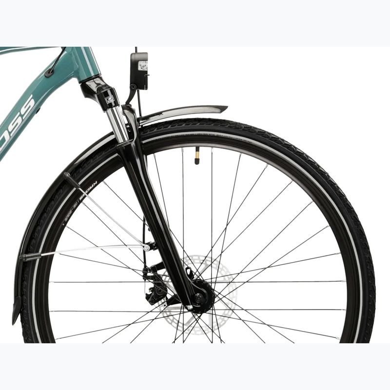 Pánské trekingové kolo KROSS Trans 3.0 green/silver/gloss 6