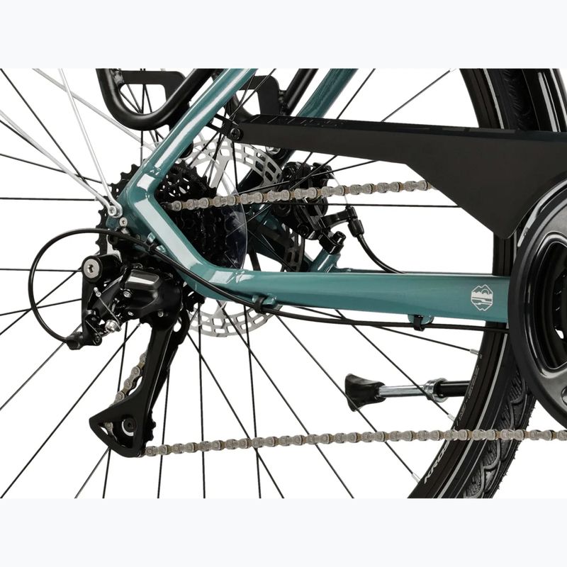 Pánské trekingové kolo KROSS Trans 3.0 green/silver/gloss 8
