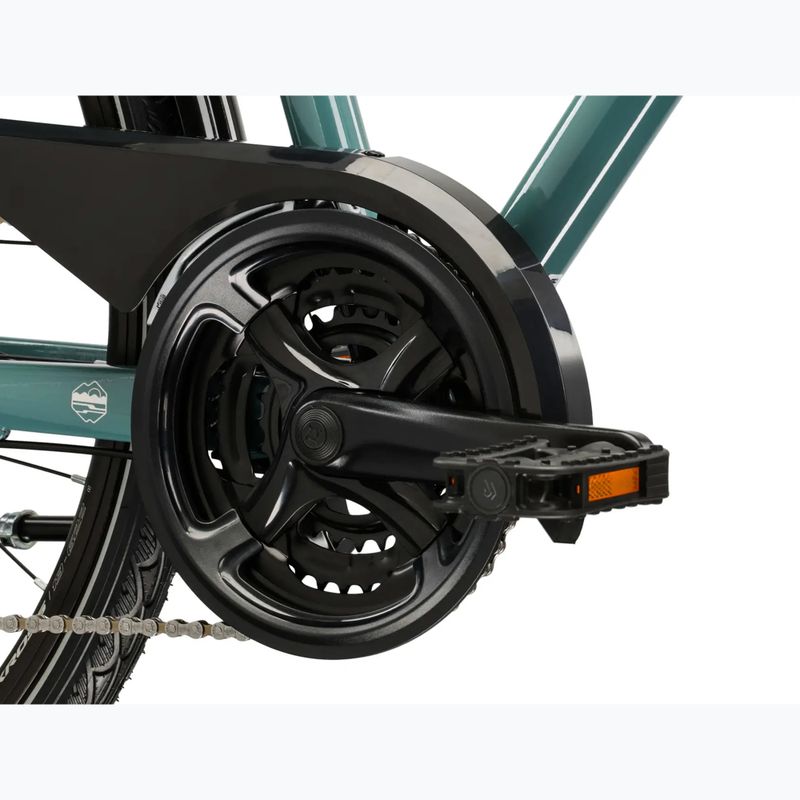 Pánské trekingové kolo KROSS Trans 3.0 green/silver/gloss 9