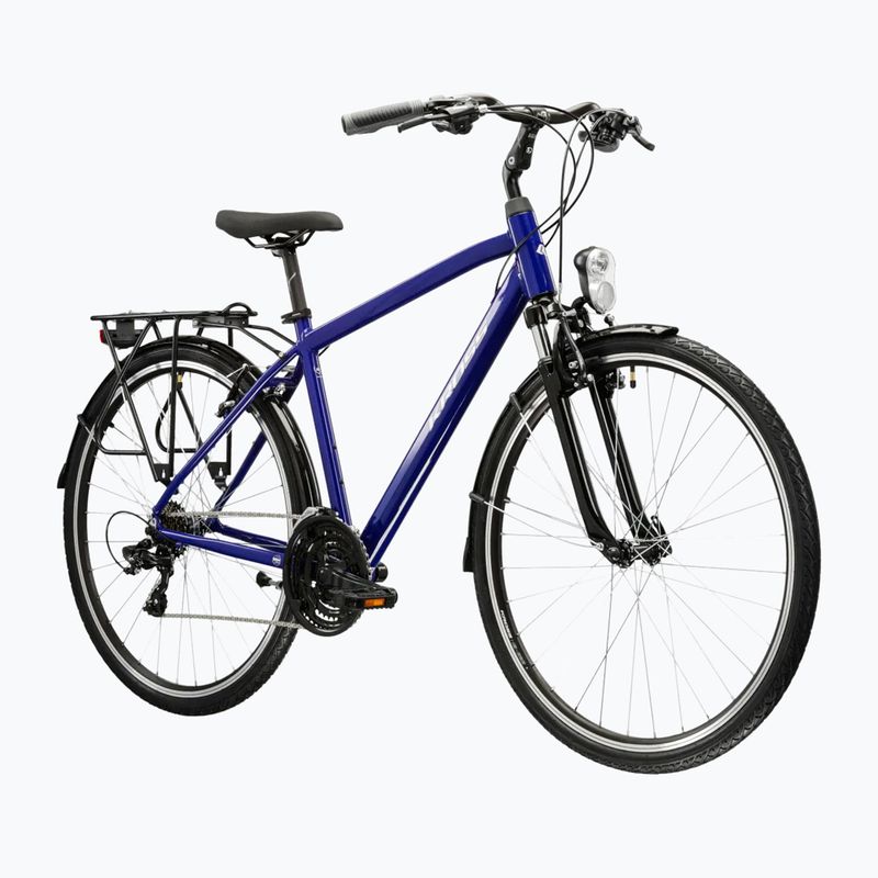 Pánské trekingové kolo KROSS Trans 1.0 navy blue/silver/gloss 2
