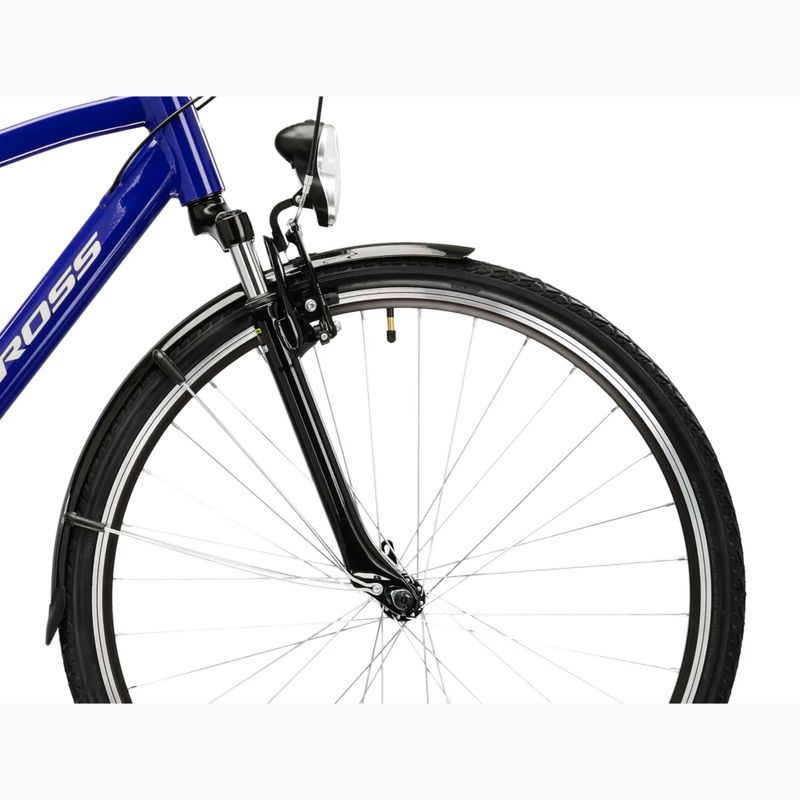 Pánské trekingové kolo KROSS Trans 1.0 navy blue/silver/gloss 6