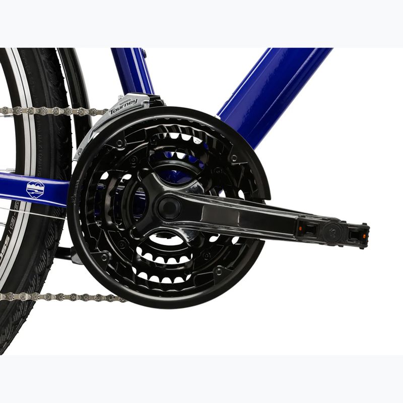 Pánské trekingové kolo KROSS Trans 1.0 navy blue/silver/gloss 9