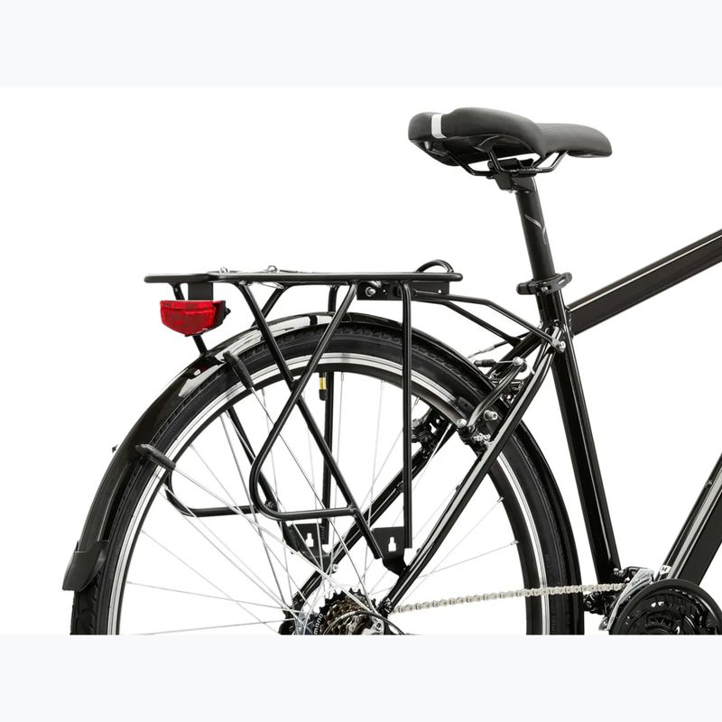 Pánské trekingové kolo KROSS Trans 1.0 black/silver/gloss 10
