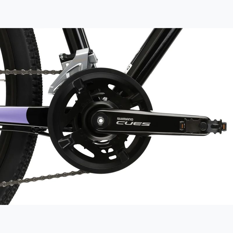 Dámské krosové kolo KROSS Evado 7.0 In black/purple/gloss 10