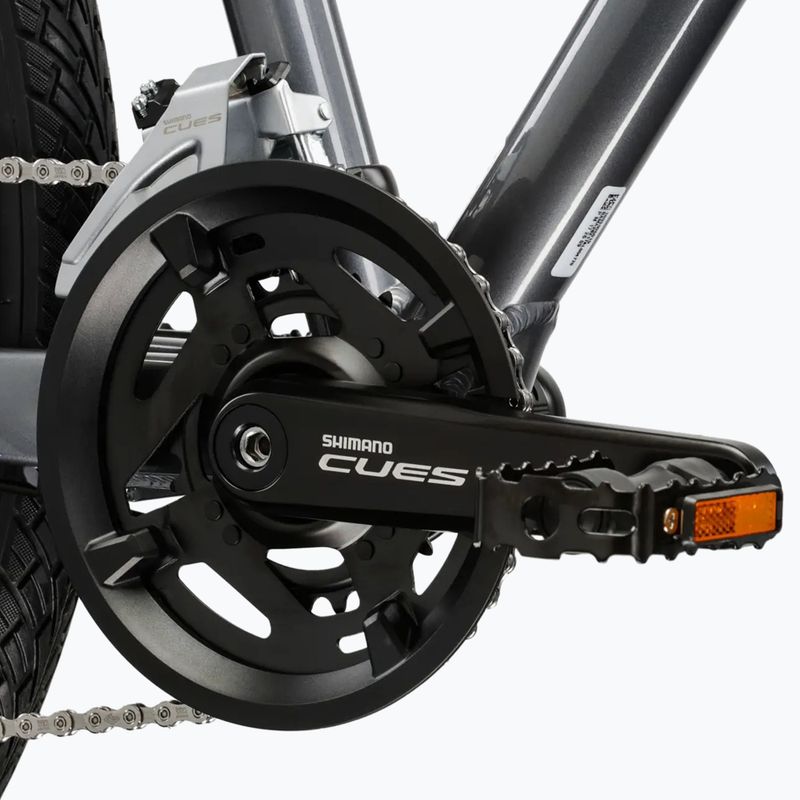 Dámské krosové kolo KROSS Evado 5.0 In grey/blue/gloss 9