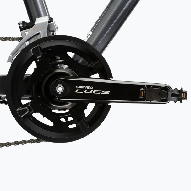 Dámské krosové kolo KROSS Evado 5.0 In grey/blue/gloss 10