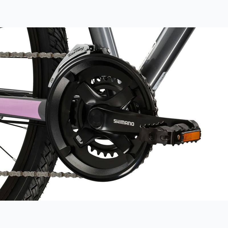 Dámské krosové kolo KROSS Evado 4.0 In grey/pink/gloss 9