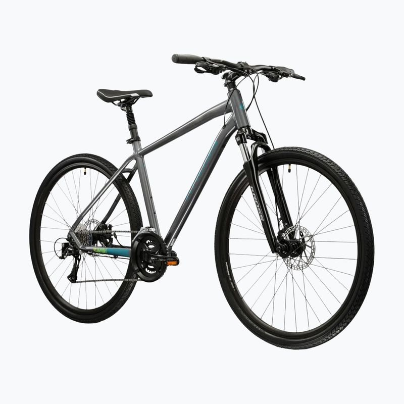 Krosové kolo KROSS Evado 3.0 grey/teal/gloss 2