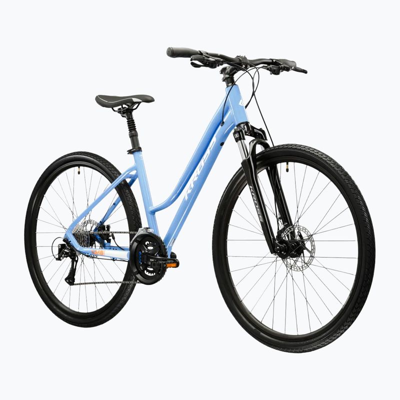 Dámské krosové kolo KROSS Evado 3.0 In blue/white/gloss 2