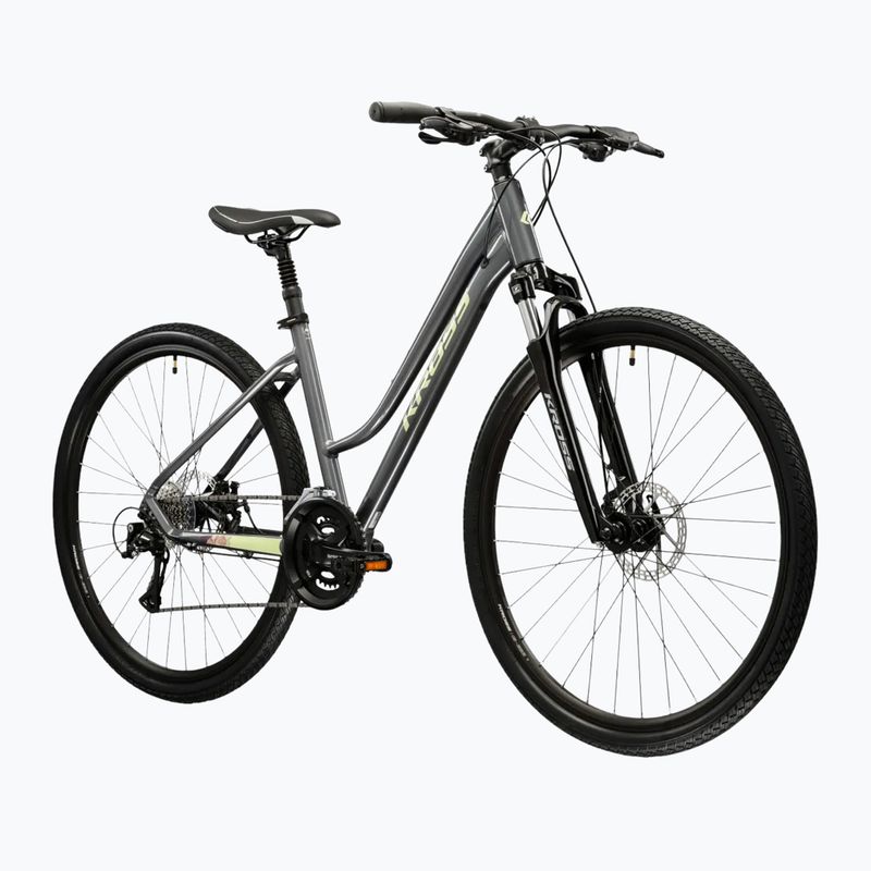 Dámské krosové kolo KROSS Evado 3.0 In gray/green 2