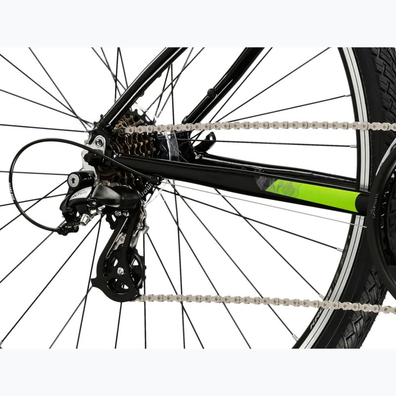Krosové kolo KROSS Evado 2.0 black/green/gloss 7