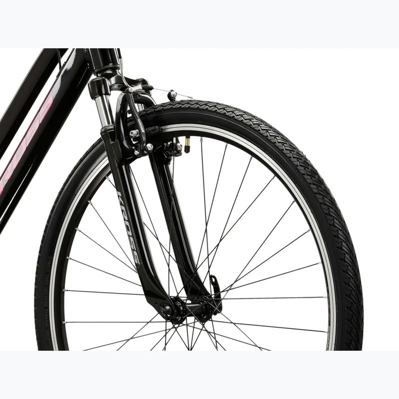 Dámské krosové kolo KROSS Evado 2.0 In black/pink/gloss 5