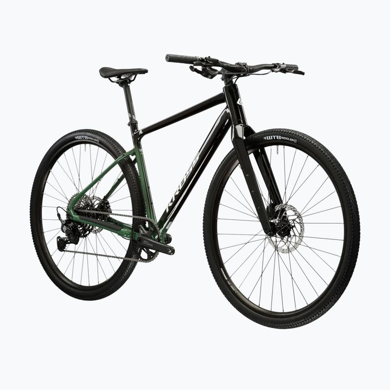 Gravelové kolo KROSS Esker FL black/green/gloss 2