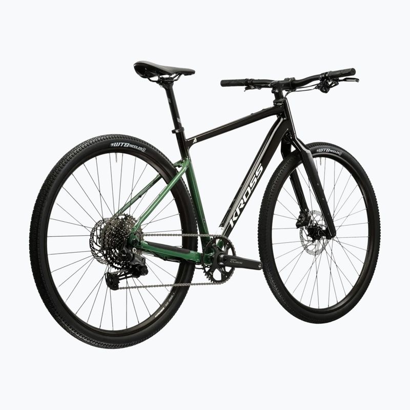 Gravelové kolo KROSS Esker FL black/green/gloss 3