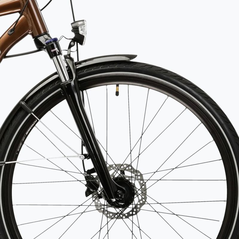 Pánské trekingové kolo KROSS Trans 5.0 brown/silver/gloss 6