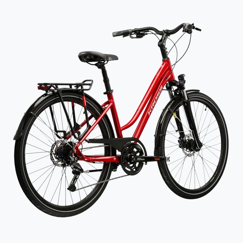 Dámské trekingové kolo KROSS Trans 5.0 In red/silver/gloss 3
