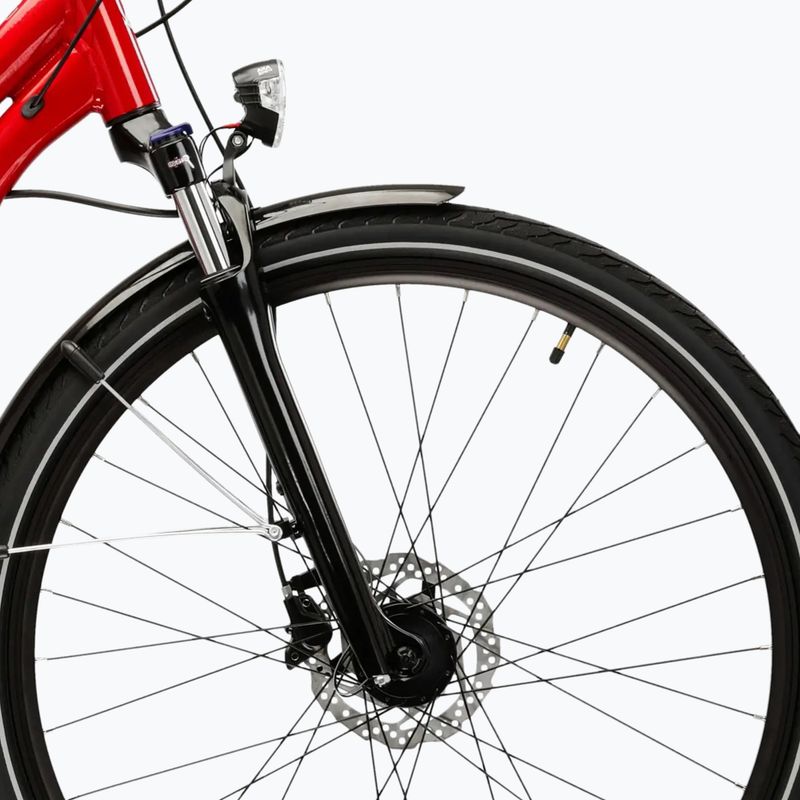 Dámské trekingové kolo KROSS Trans 5.0 In red/silver/gloss 6