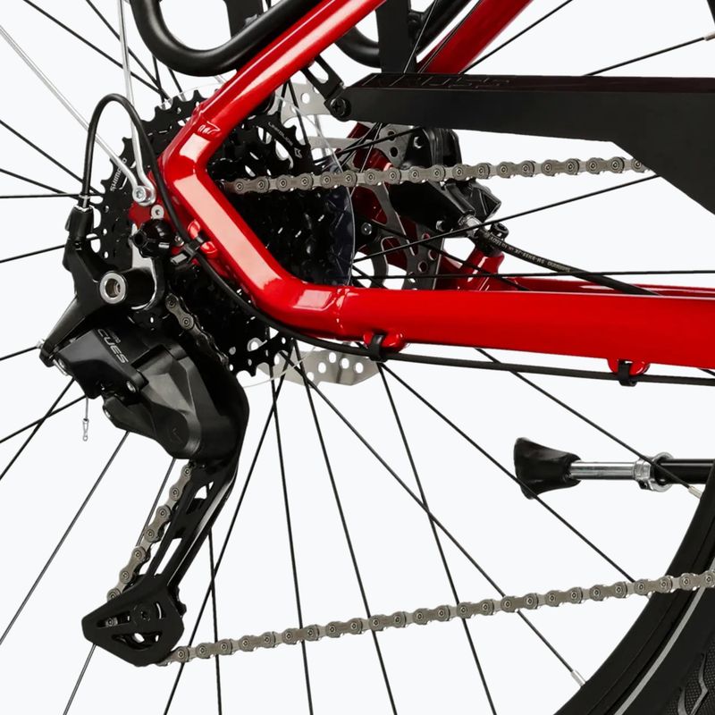Dámské trekingové kolo KROSS Trans 5.0 In red/silver/gloss 8