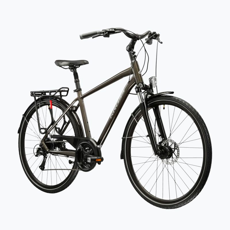 Pánské trekingové kolo KROSS Trans 4.0 brown/silver/gloss 2