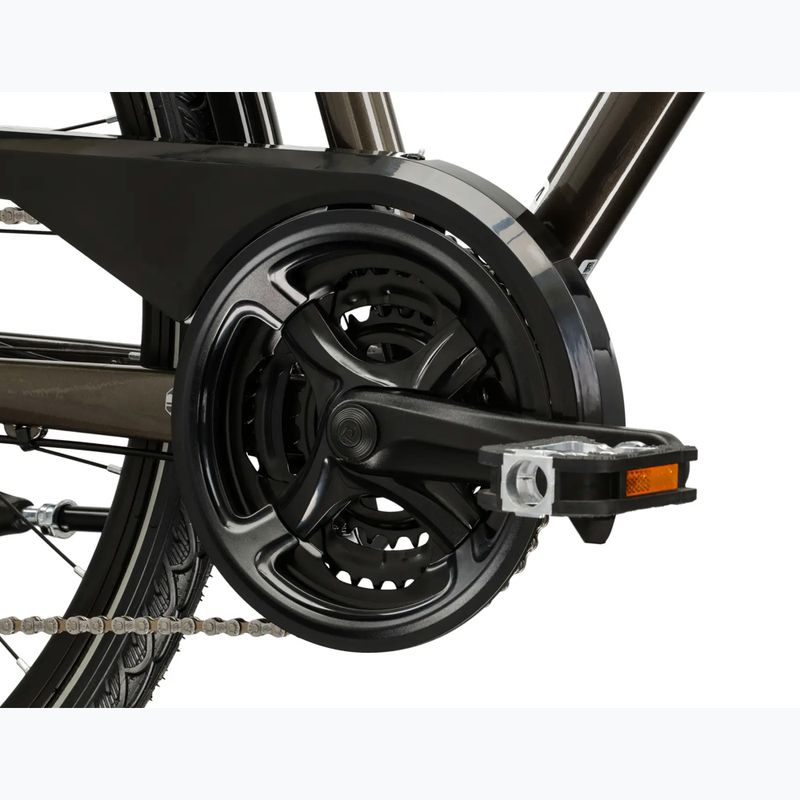 Pánské trekingové kolo KROSS Trans 4.0 brown/silver/gloss 9