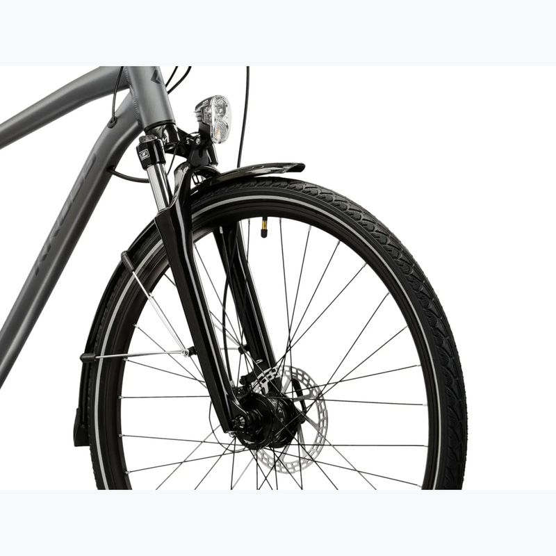 Pánské trekingové kolo KROSS Trans 4.0 grey/black/matte 5