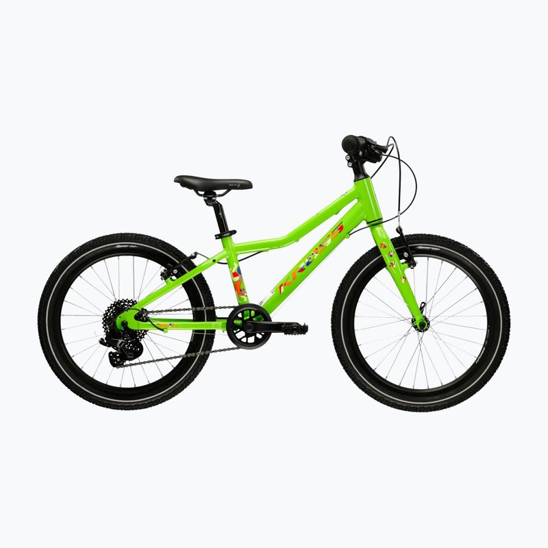 Dětské kolo KROSS Level Mini 3.0 green/orange/gloss
