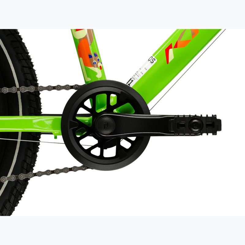 Dětské kolo KROSS Level Mini 3.0 green/orange/gloss 9