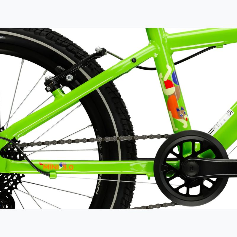 Dětské kolo KROSS Level Mini 3.0 green/orange/gloss 10