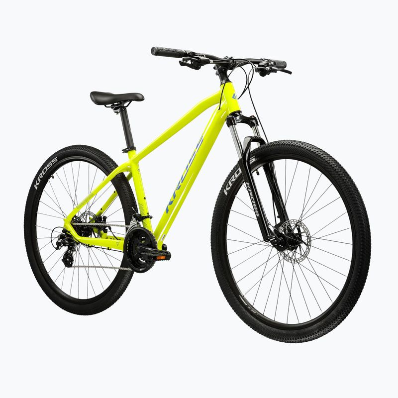 Horské kolo KROSS Hexagon 2.0 29" 2025 lime/blue/gloss 2