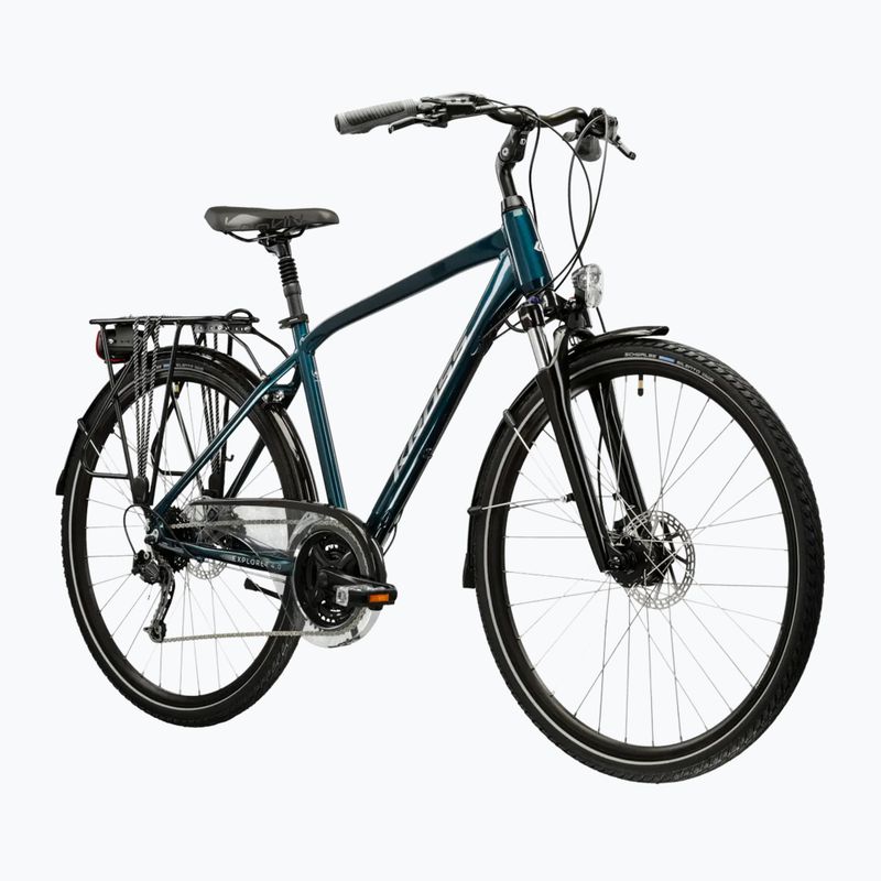Trekové kolo KROSS Explorer 4.0 turquoise/silver/gloss 2