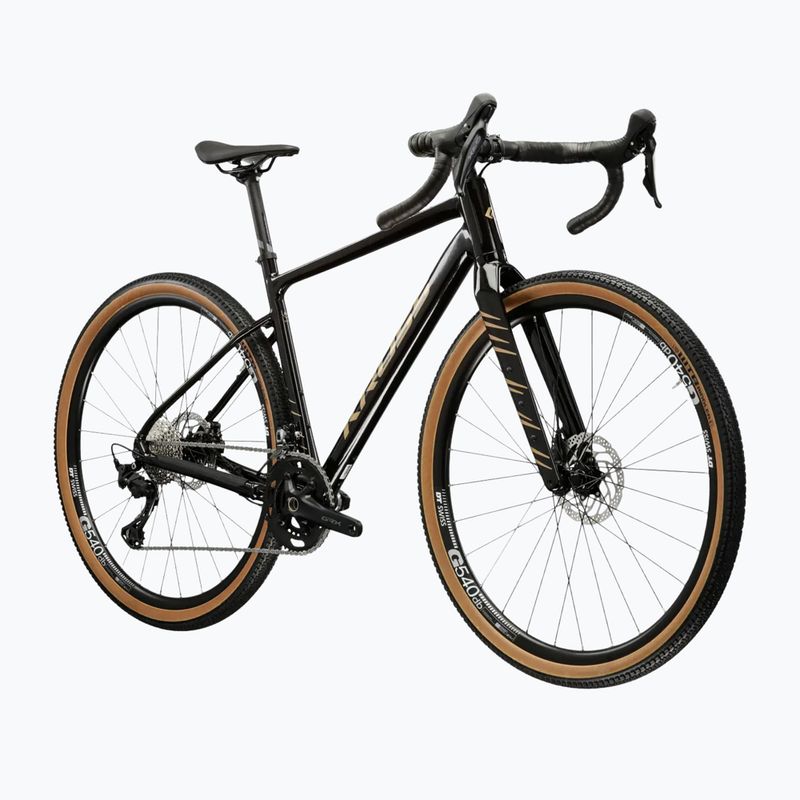 Gravelové kolo KROSS Esker 6.0 black/gold/gloss 2