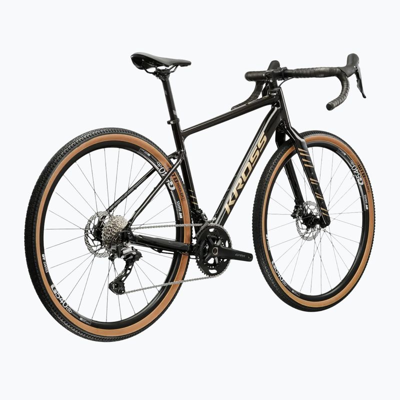 Gravelové kolo KROSS Esker 6.0 black/gold/gloss 3